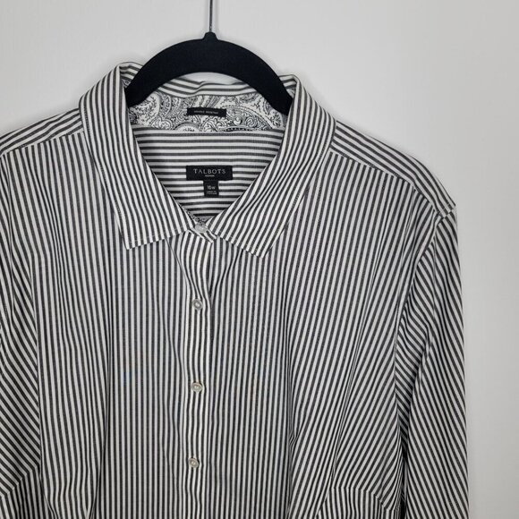Talbots Button Up Womens 16W - Picture 3 of 7